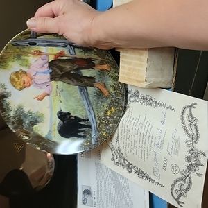 Collectors Plate,Knowles China,"Baa Baa Blacksheep" EUC plate,w/papers